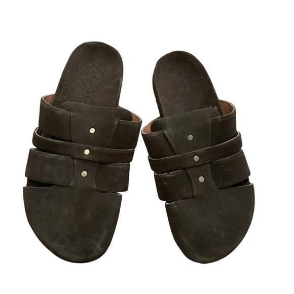 Free People flat clog slides NEW - Picture 1 of 3